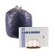 Boardwalk 10 Gallon 6 mic 24 in. x 23 in. Perforated Roll High-Density Can Liners - Natural (50 Bags/Roll, 20 Rolls/Carton)